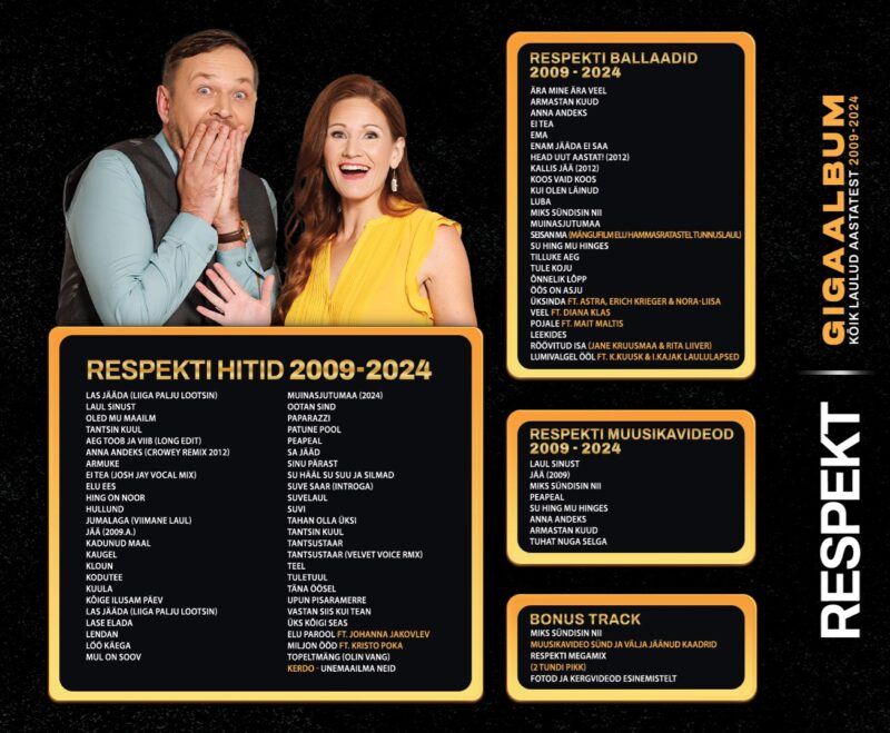 RESPEKT GIGAALBUM (KÕIK LAULUD) - LISATIRAAŽ - Image 2