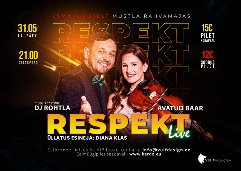 Respekt Live @ Esmakordselt Mustla Rahvamajas 31.05.2025