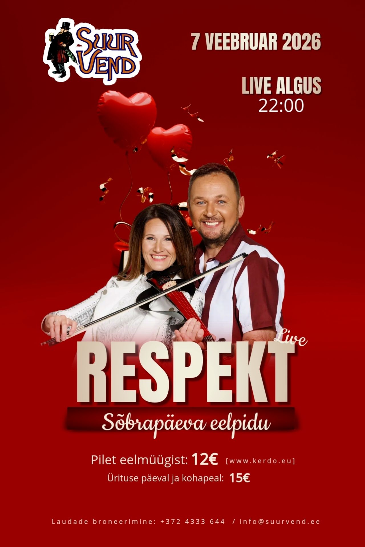 Respekt Live @ Viljandi, Suur Vend Pubi